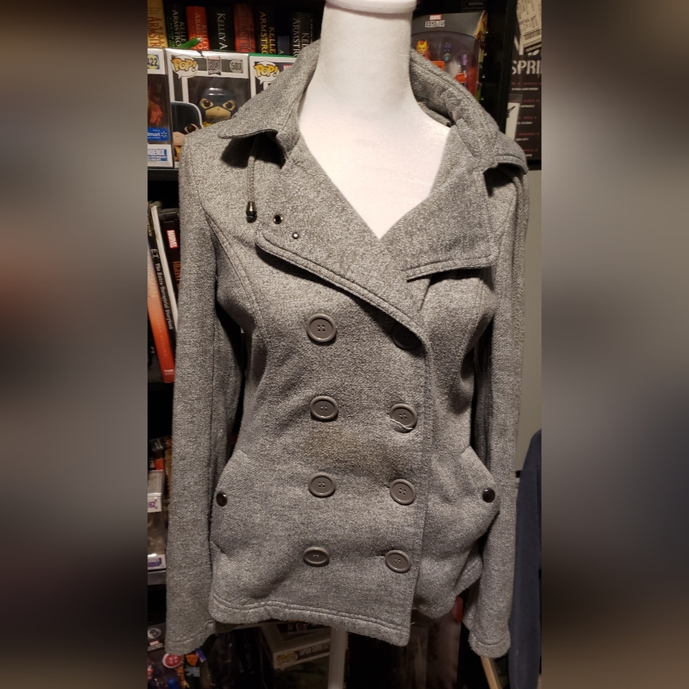 New Look Gray Pea Coat